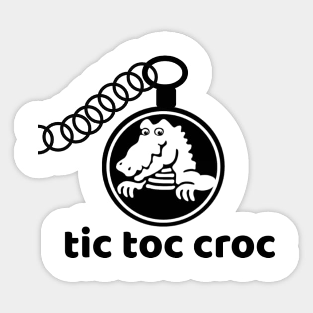 Tic Toc Croc Sticker by Philharmagicalshop